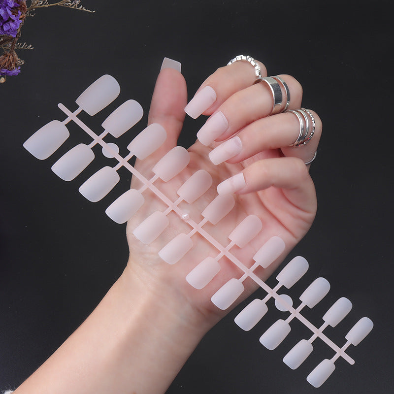 Matte Finish Press-On Nail Set Stornfield