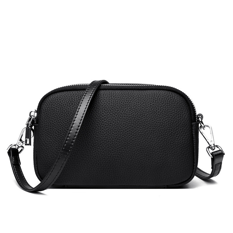 Textured Vegan Leather Crossbody Bag Stornfield