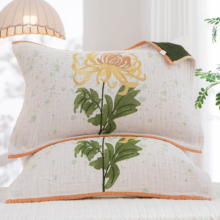 Women Decorative Pillow with Floral Pattern and High-Quality Cotton Stornfield