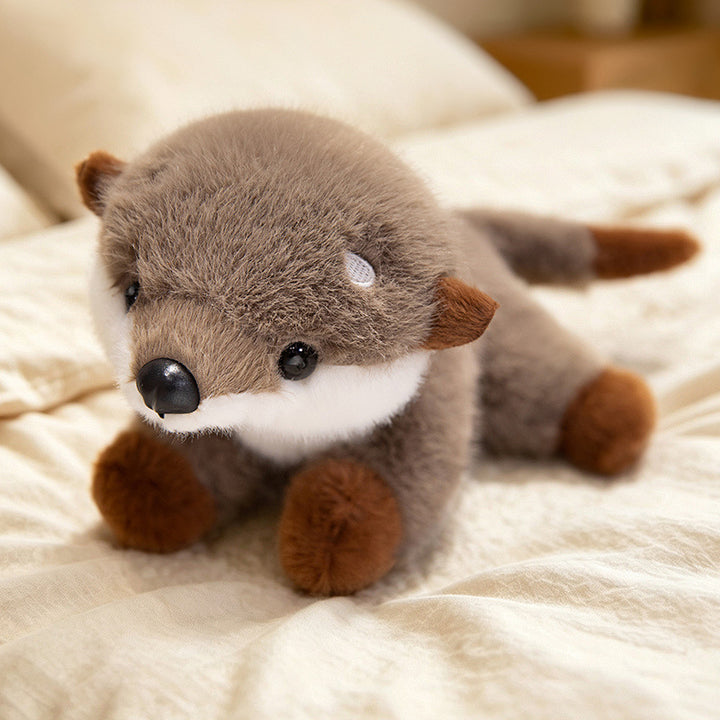 Plush Platypus Cuddle Pillow with Weighted-Feel Body and Embroidered Claws Stornfield