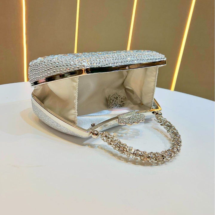 Ornate Studded Evening Handbag
