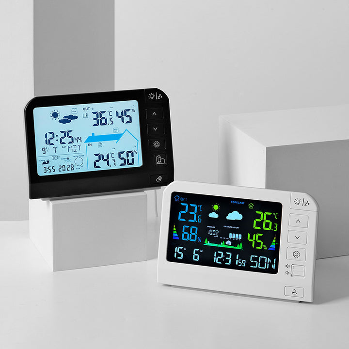 Digital Weather Alarm Clock with Multifunctional Display Stornfield