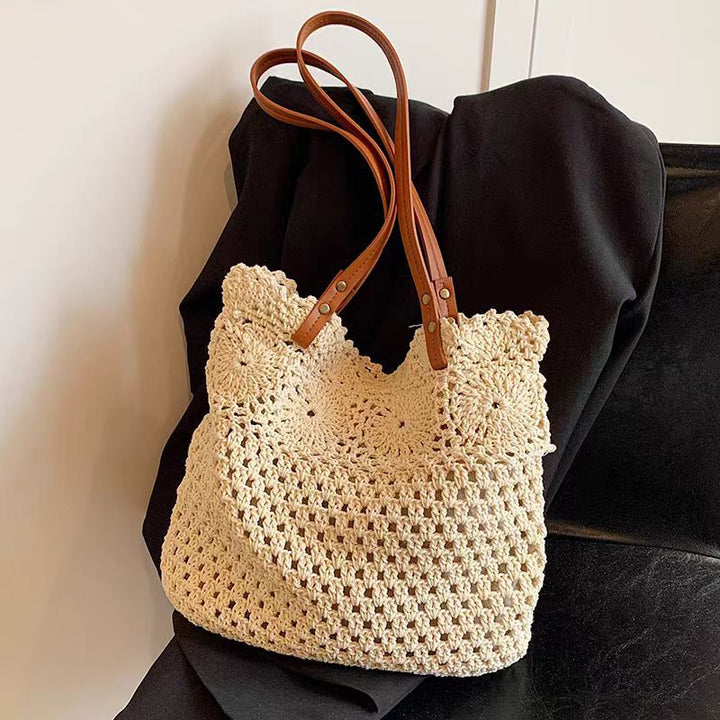 Hand-knotted macramé tote bag Stornfield