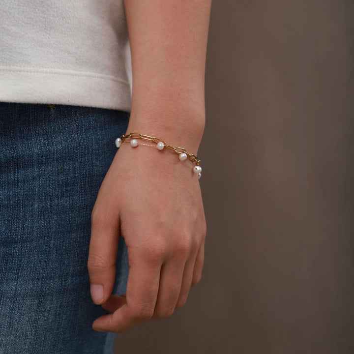 Double Layered Pearl Chain Anklet Stornfield