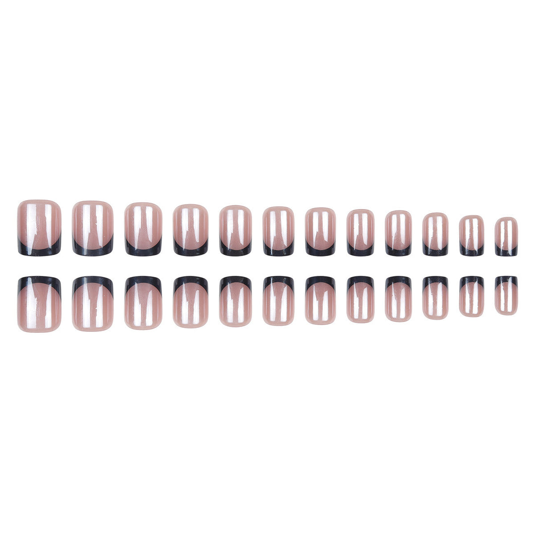 Elegant French Tip Press-On Nails Stornfield 1789085963