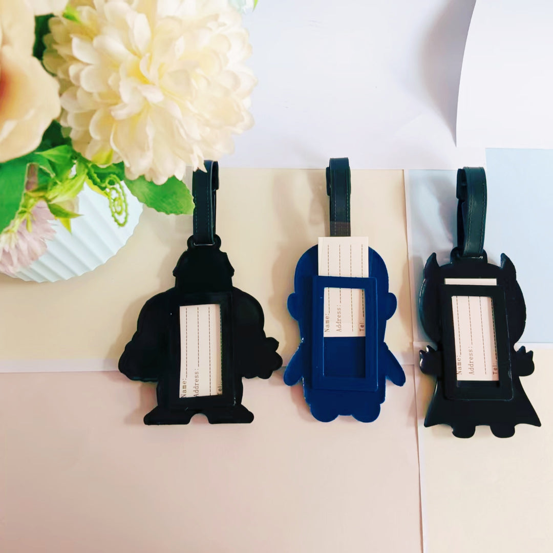 Unisex Silicone Superhero-Themed Luggage Tag Stornfield