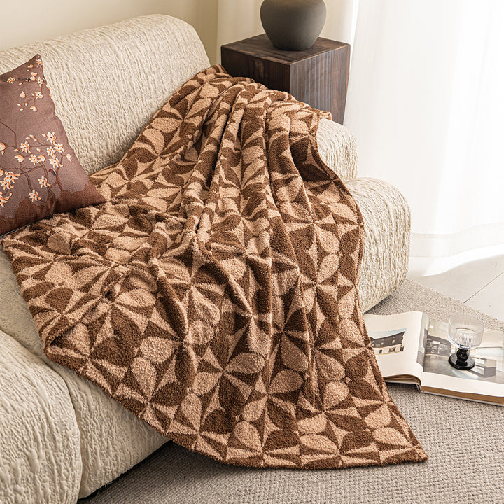 Decorative Textured Throw Blanket
