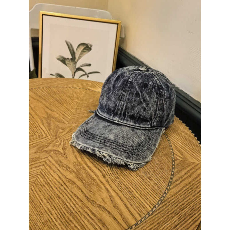 Men's Distressed Denim Baseball Cap Stornfield 1784270742