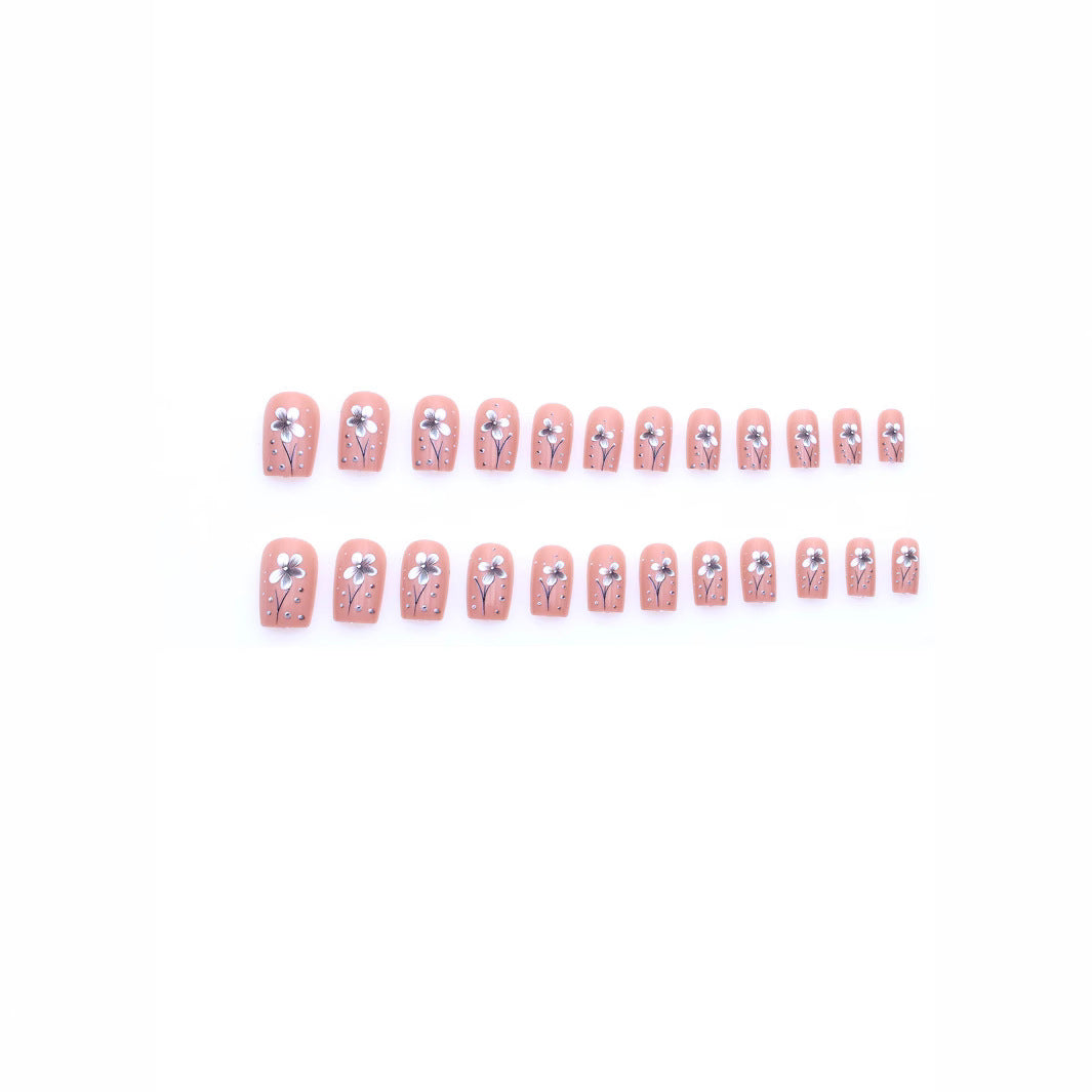 Floral Embellished Nail Art Stornfield