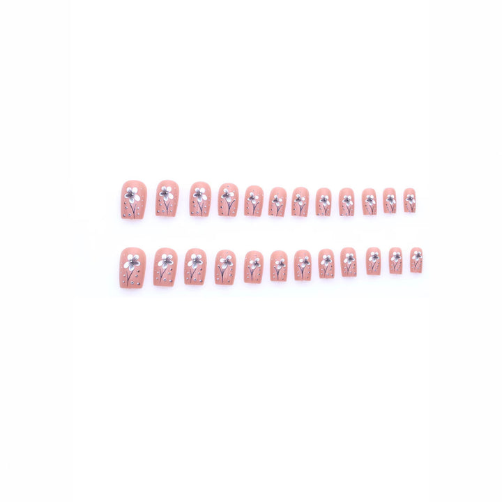 Floral Embellished Nail Art Stornfield