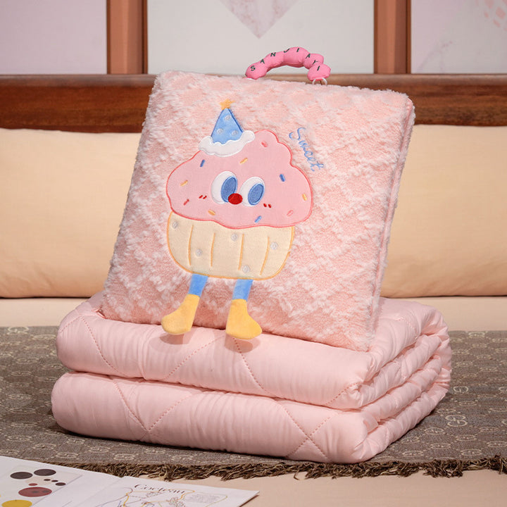 Plush pillow with cute cupcake design Stornfield