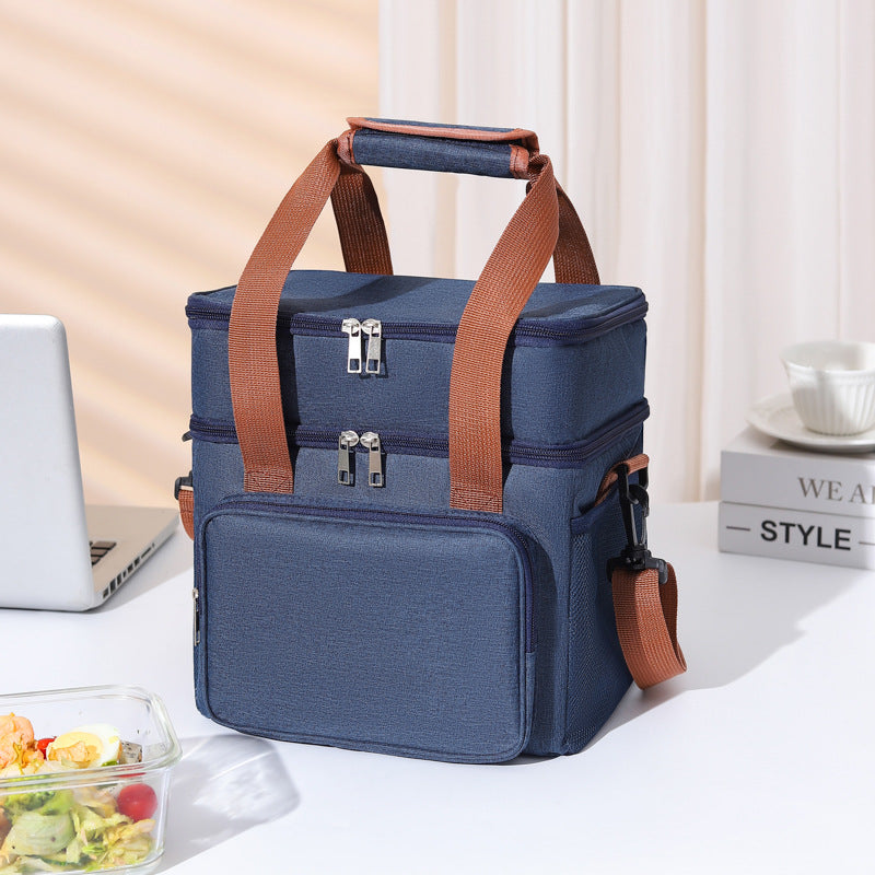 Insulated Multi-Compartment Food Cooler Tote Stornfield