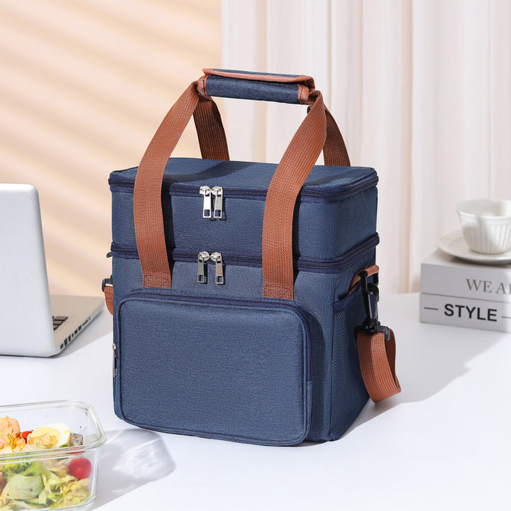 Insulated Multi-Compartment Food Cooler Tote Stornfield