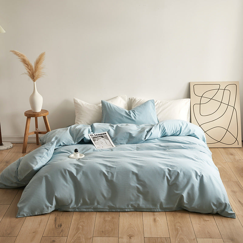 Luxurious cotton satin bedding set
