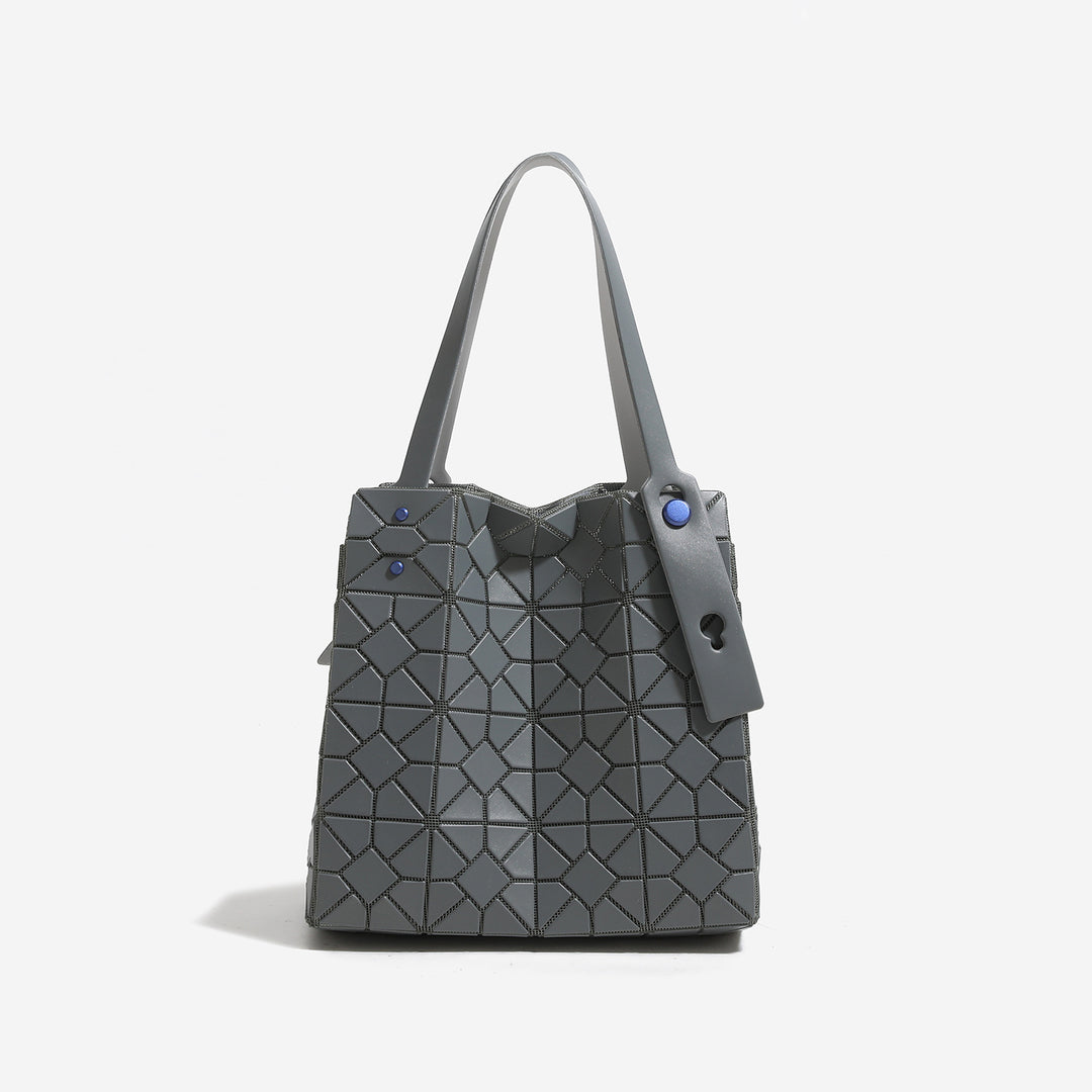 Geometric Patterned Reusable Tote Bag
