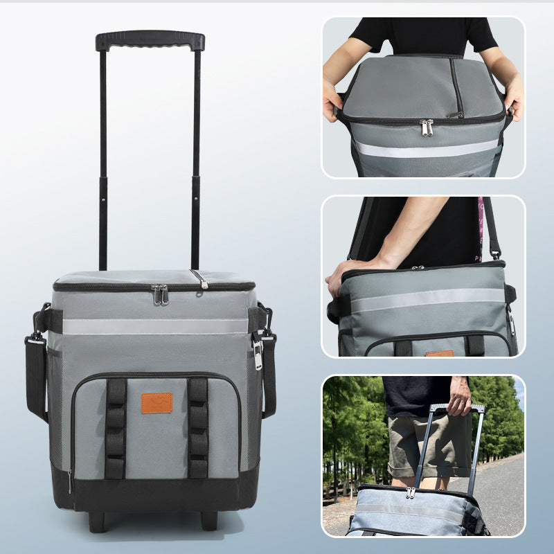 Women's travel cooler bag with telescopic handle Stornfield