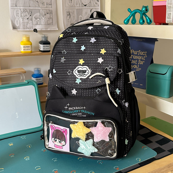 Fun-Printed Canvas Backpack Stornfield