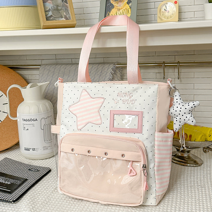 Fun-Themed Star Print Backpack Stornfield