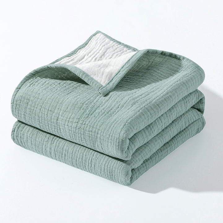 Ultra-Soft Reversible Muslin Throw Blanket Stornfield