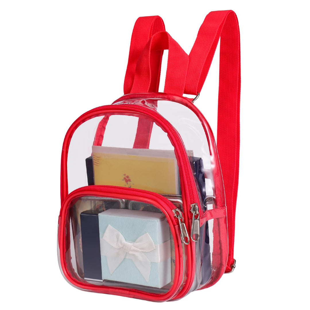 Unisex transparent backpack with multiple compartments Stornfield