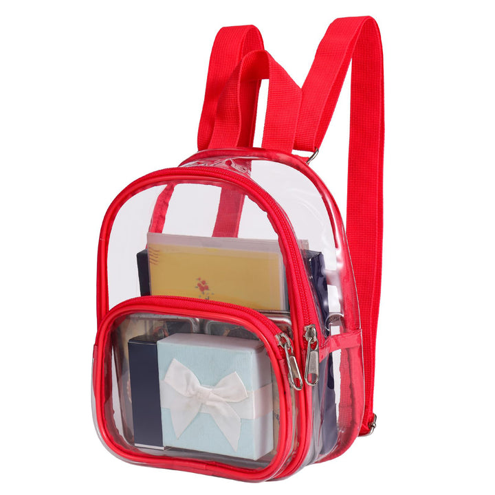 Unisex transparent backpack with multiple compartments Stornfield
