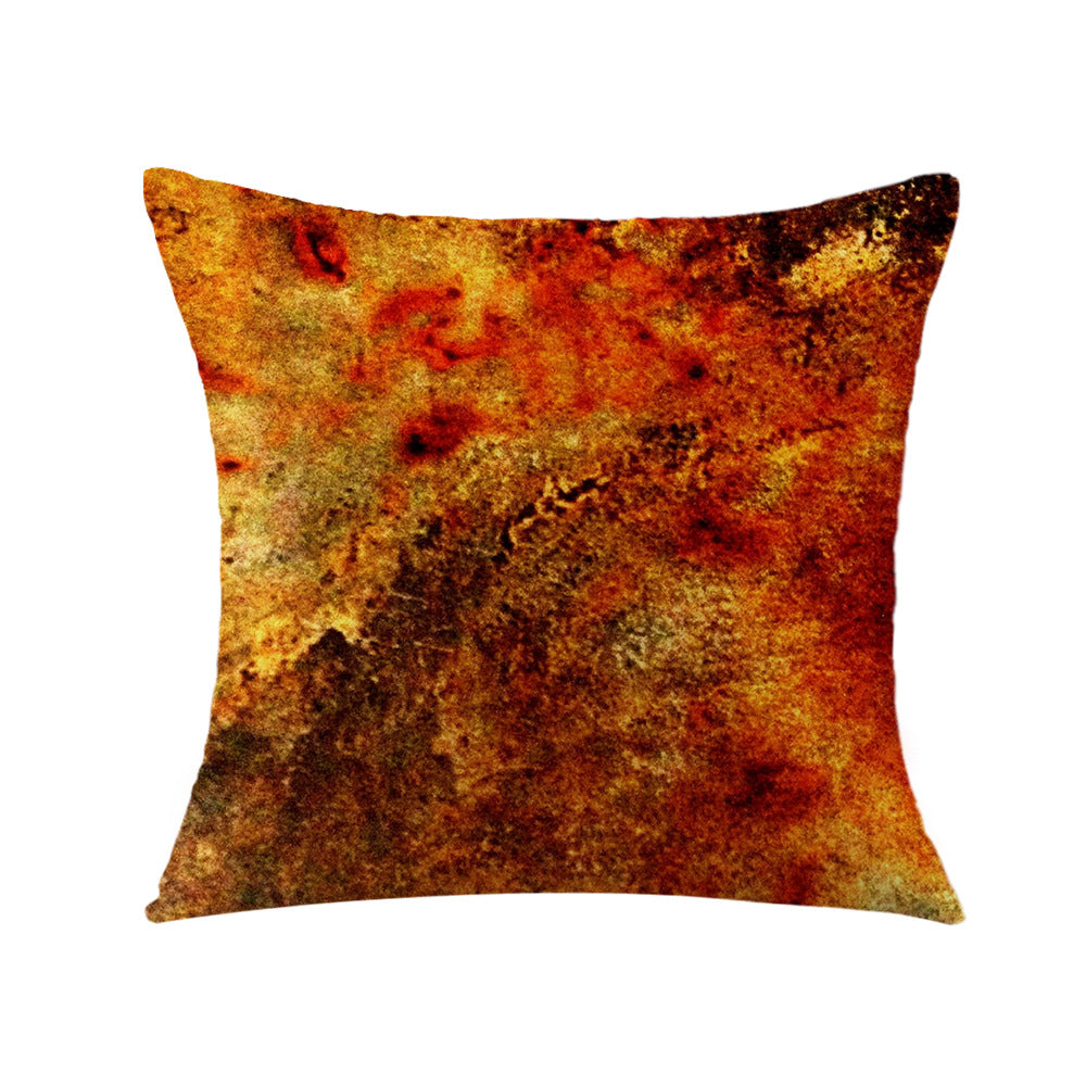 Women's cushion cover with textured fabric and warm earth tones Stornfield