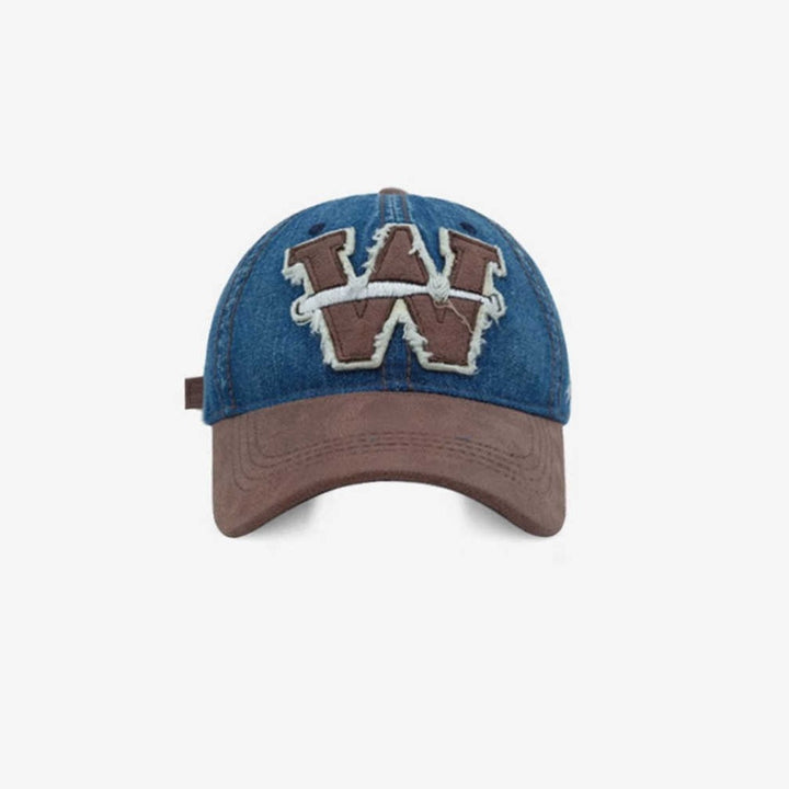 Men's Distressed Denim Baseball Cap Stornfield