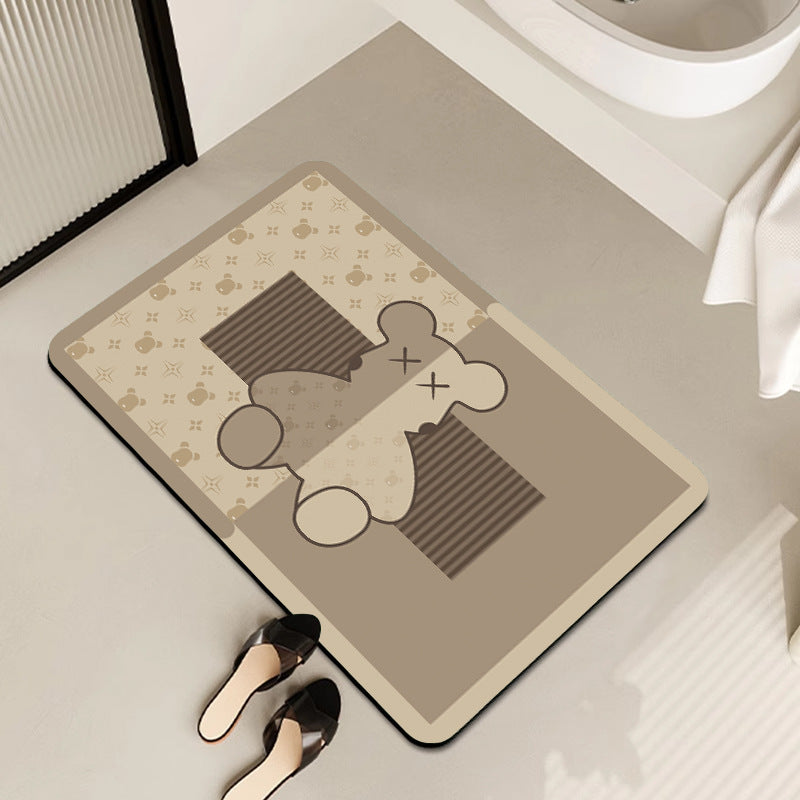 Artistic Cartoon Entrance Mat Stornfield