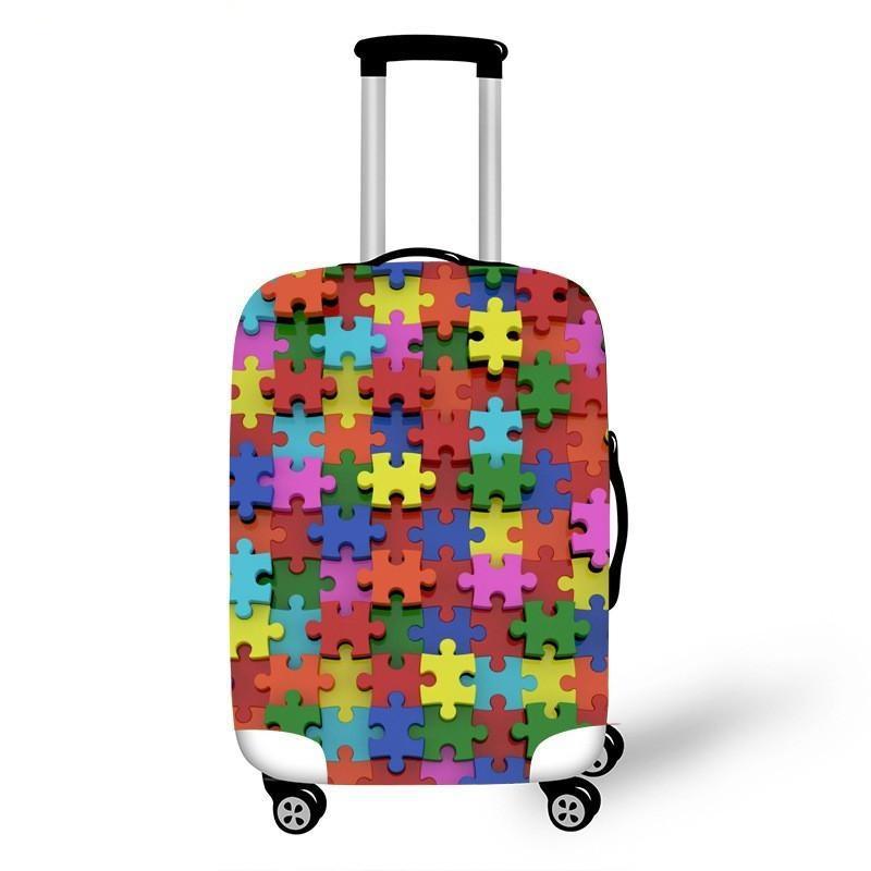 Women's hard shell suitcase with diverse floral design Stornfield