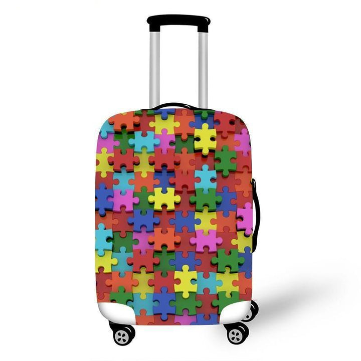 Women's hard shell suitcase with diverse floral design Stornfield