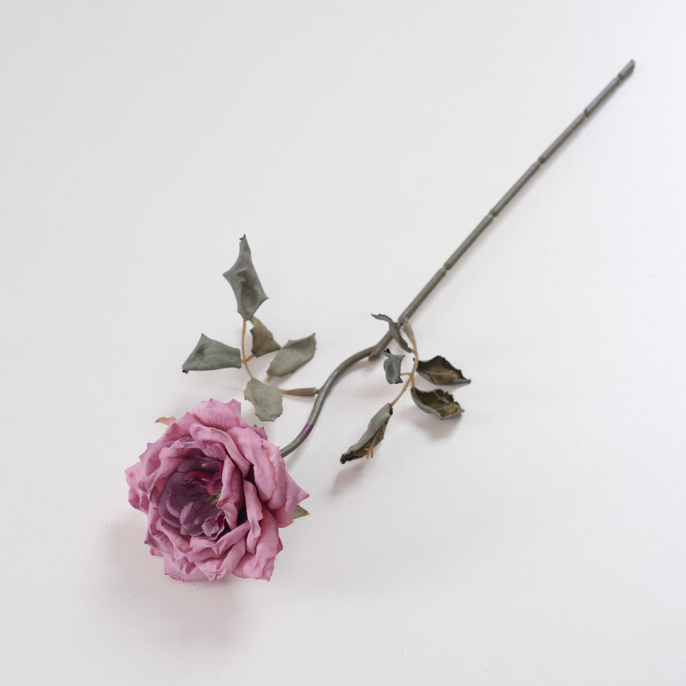 Realistic Silk Rose Stem