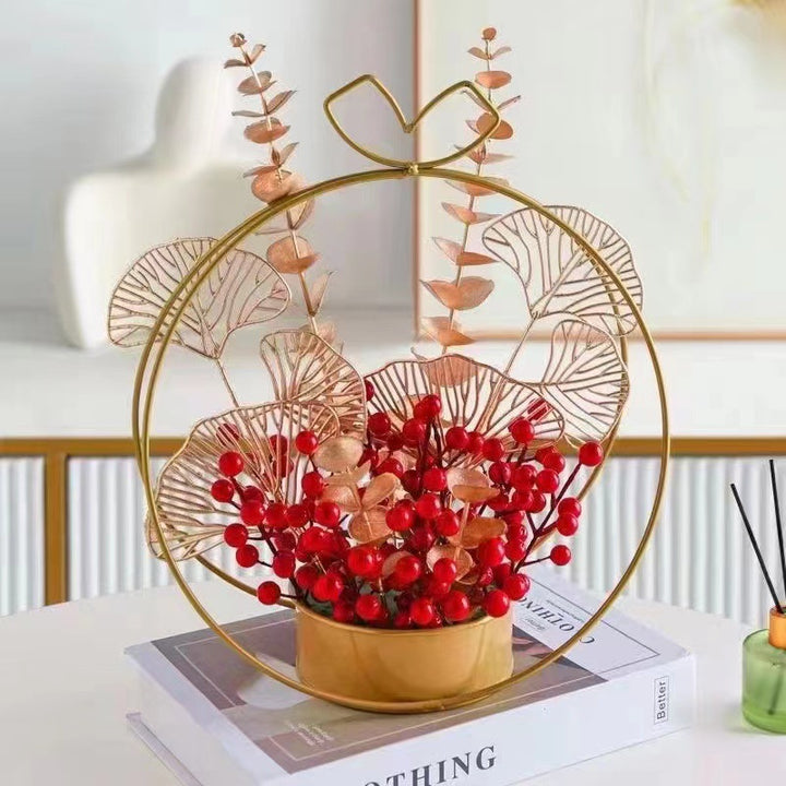 Decorative Floral Centerpiece for Indoor Display