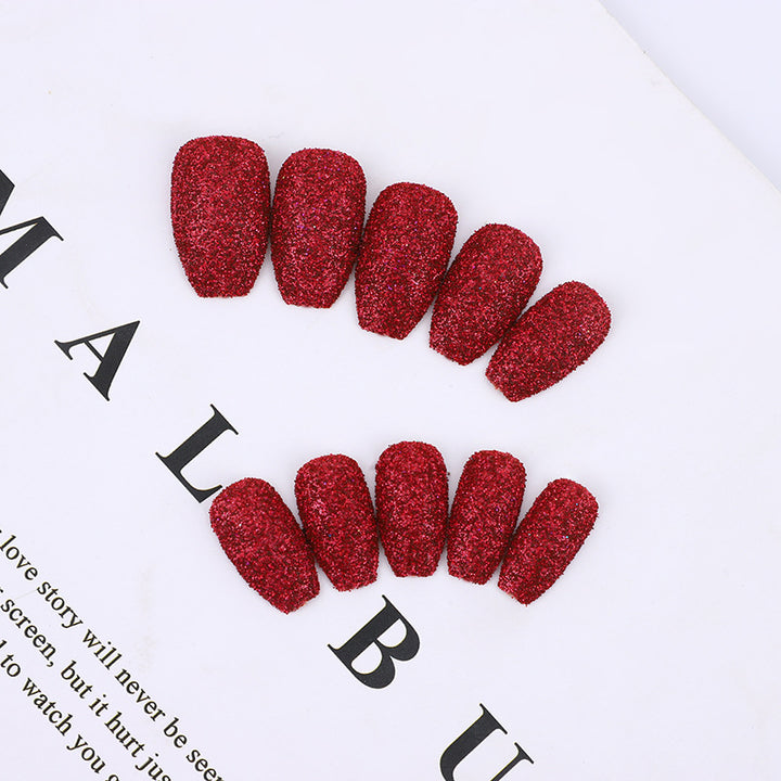 Glittering artificial nails in modern design Stornfield