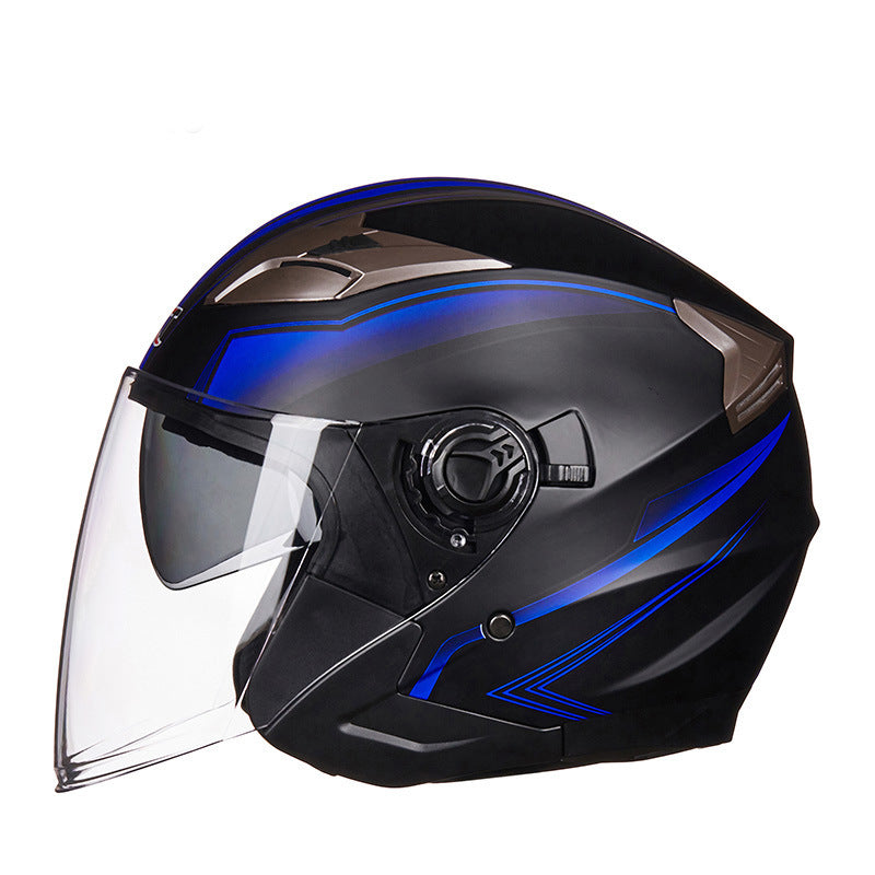 Full-Face Motorcycle Helmet with Integrated Visor Stornfield