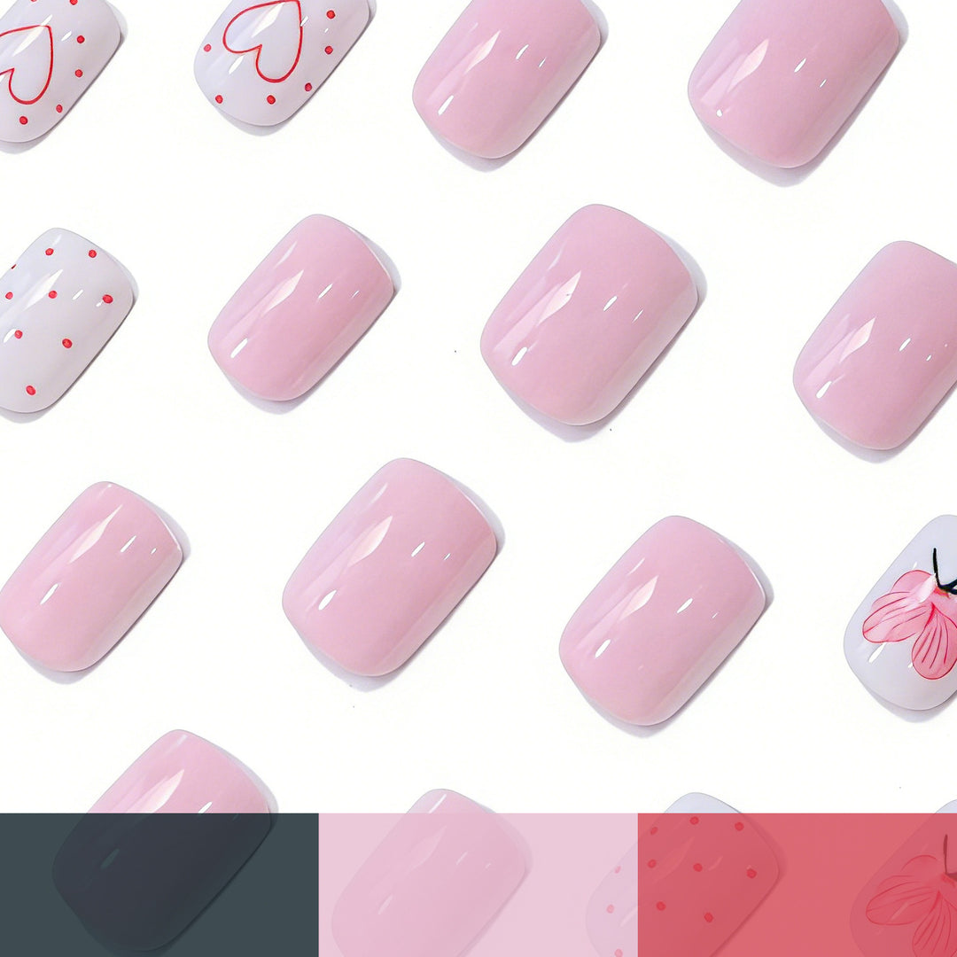 Creative Floral Acrylic Nail Art Set Stornfield