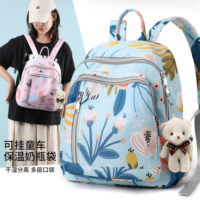 Playful Cartoon Pattern Backpack Stornfield