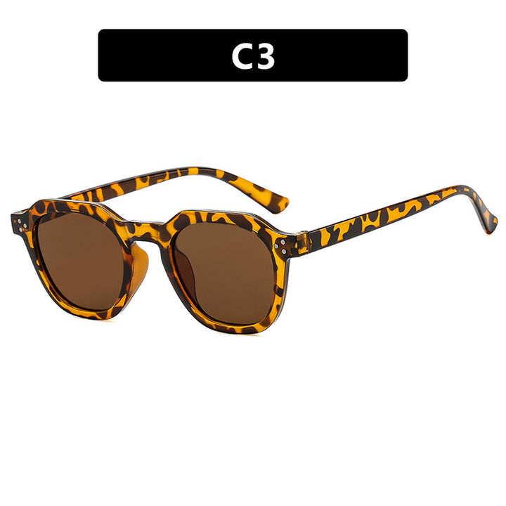Ladies fashionable sunglasses in trendy hexagon design Stornfield