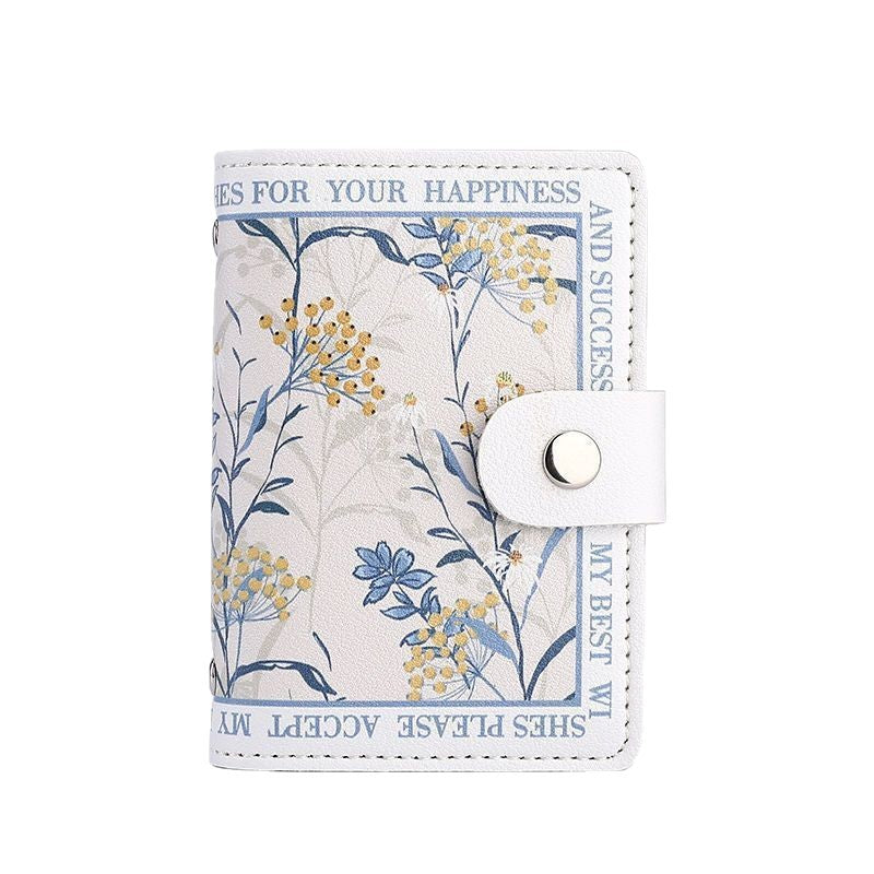 Floral Print Zippered Wallet Stornfield