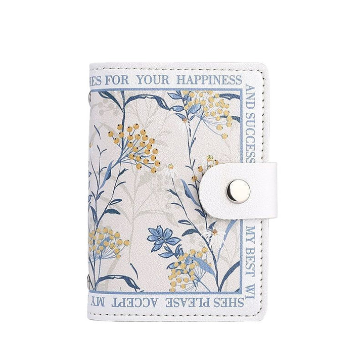 Floral Print Zippered Wallet Stornfield