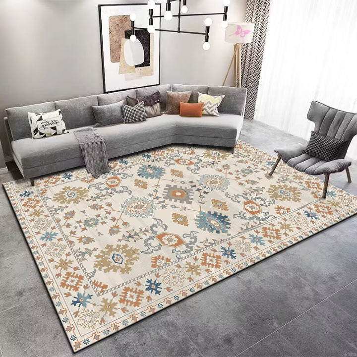 Vintage Floral Patterned Area Rug Stornfield