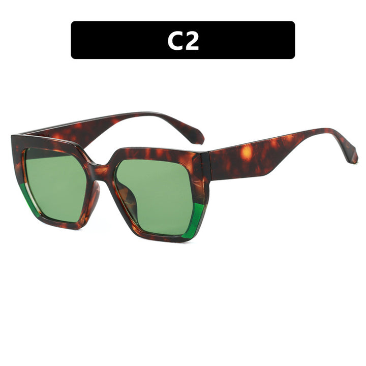 Women's geometric glasses in stylish tortoiseshell pattern Stornfield