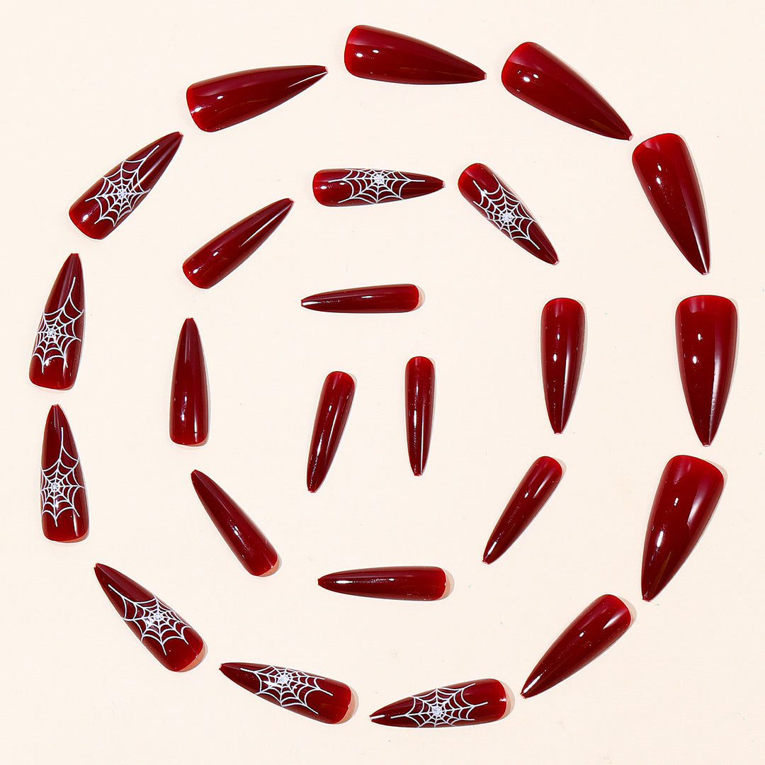 Halloween-Themed Stiletto Nail Art Extensions Stornfield