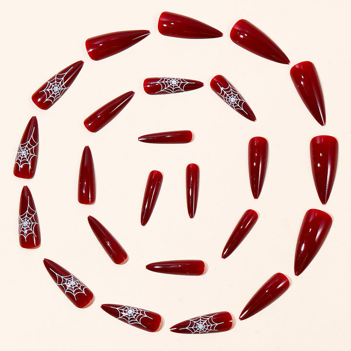 Halloween-Themed Stiletto Nail Art Extensions Stornfield