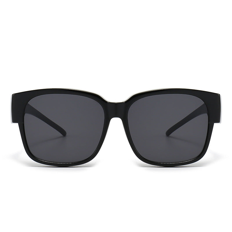Women's stylish rectangular sunglasses with yellow lenses Stornfield