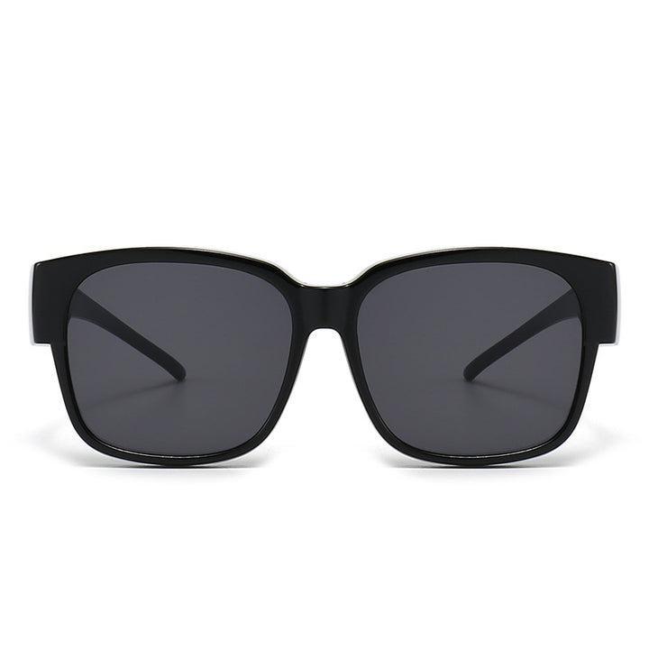 Women's stylish rectangular sunglasses with yellow lenses Stornfield