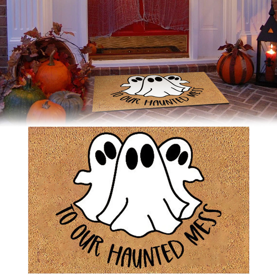 Halloween-Themed Decorative Doormat