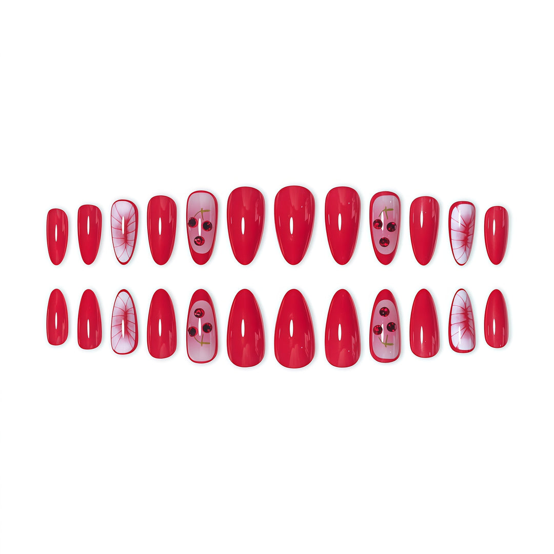 Creative Cherry Nail Art Extensions Stornfield