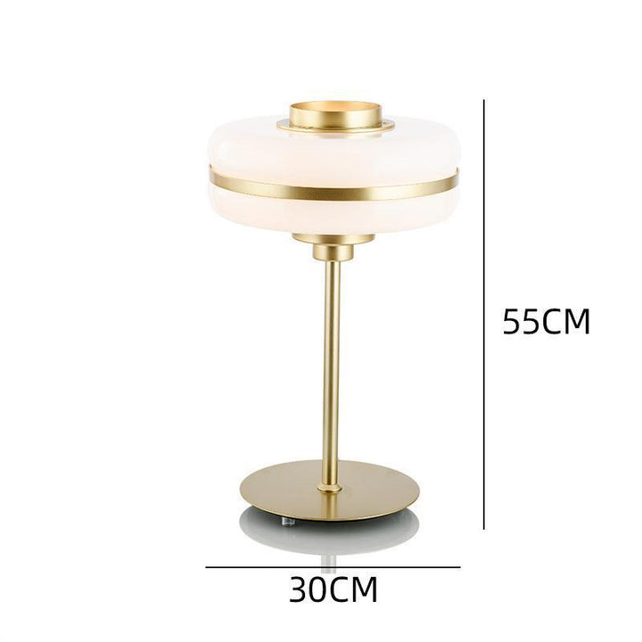 Modern Minimalist Table Lamp with Elegant Glass Shade