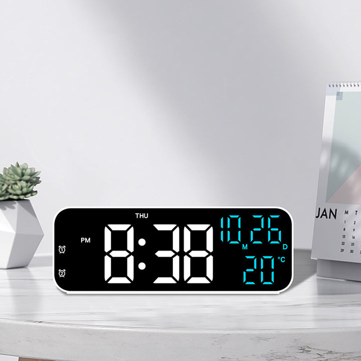 Digital Alarm Clock with Large LED Display and Weather Function Stornfield
