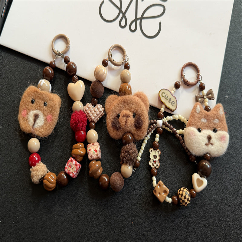 Whimsical Bear-Themed Charm Keychain Stornfield